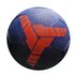 SportX Rubberen Voetbal 22 cm Blauw/Oranje_