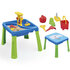 Dolu 3077 3-in-1 Zand/Watertafel met Tekentafel Blauw/Groen_