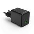 Hama Snellader USB-C PD/QC/GaN Super-Mini-Charger 45 W Zwart_