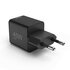 Hama Snellader USB-C PD/QC/GaN Super-Mini-Charger 45 W Zwart_