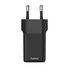 Hama Snellader USB-C PD/QC/GaN Super-Mini-Charger 45 W Zwart_