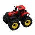 Tractor 15 cm + Licht en Geluid Rood/Zwart_