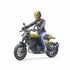 Bruder 63053 Ducati Scrambler Motor met Bestuurder 1:16_