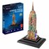 Cubic Fun 3D Puzzel Empire State Building + LED Verlichting 58 Stukjes_