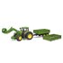 Bruder John Deere 7R 350 met Voorlader en Aanhanger_