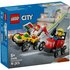 Lego City 60458 Pizzabestelwagen vs Brandweerauto_