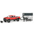 Bruder 2501 Dodge Ram Auto met Paardentrailer_