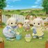 Sylvanian Families 5736 Tuin en Bloemen Hangoorkonijn Broer en Zus_