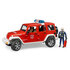 Bruder 2528 Wrangler Rubicon Brandweer Jeep + Figuur_