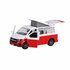 Kids Globe Traffic Die-Cast Volkswagen Transporter Camper 13.5 cm Wit/Rood_