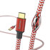 Hama Oplaadkabel Reflective USB-A - USB-C 1,5 M Nylon Rood_