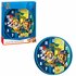 Paw Patrol Wandklok 25 cm Blauw_